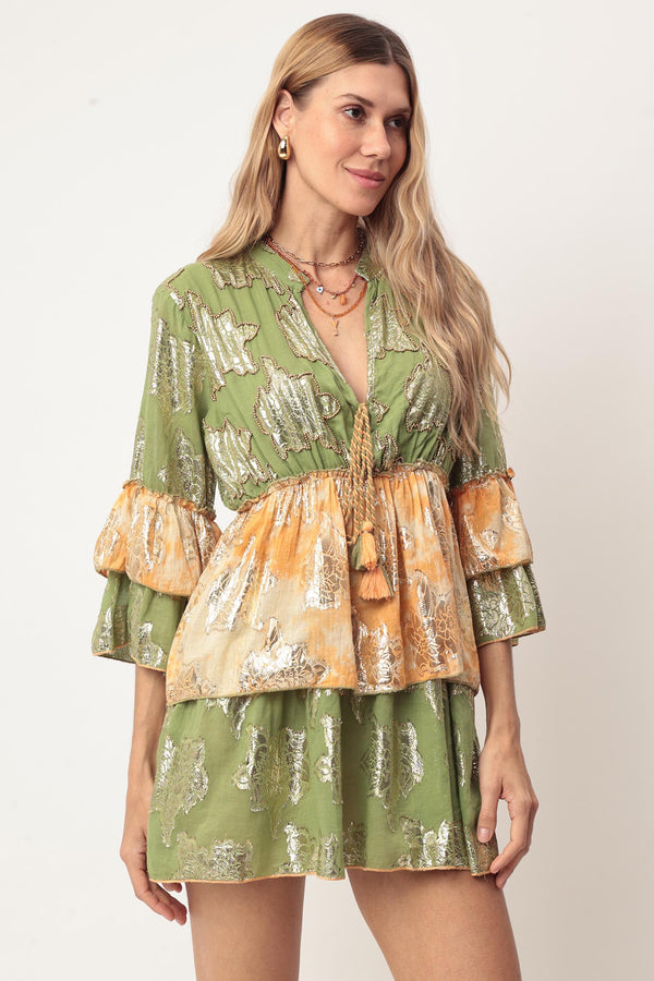 VESTIDO METALIC