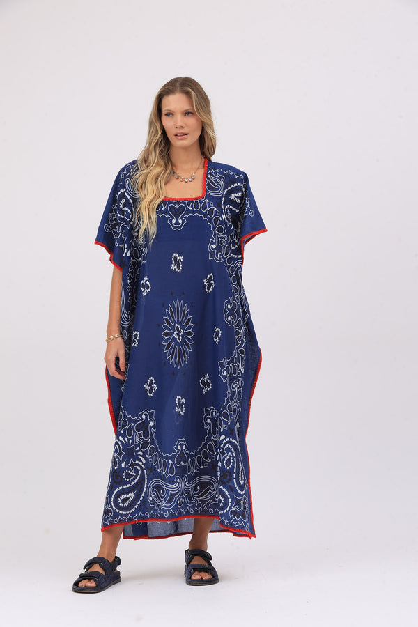 KAFTAN BANDANA AZUL