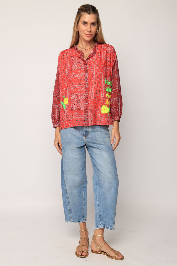 CAMISA BANDANA HAVE LEMON