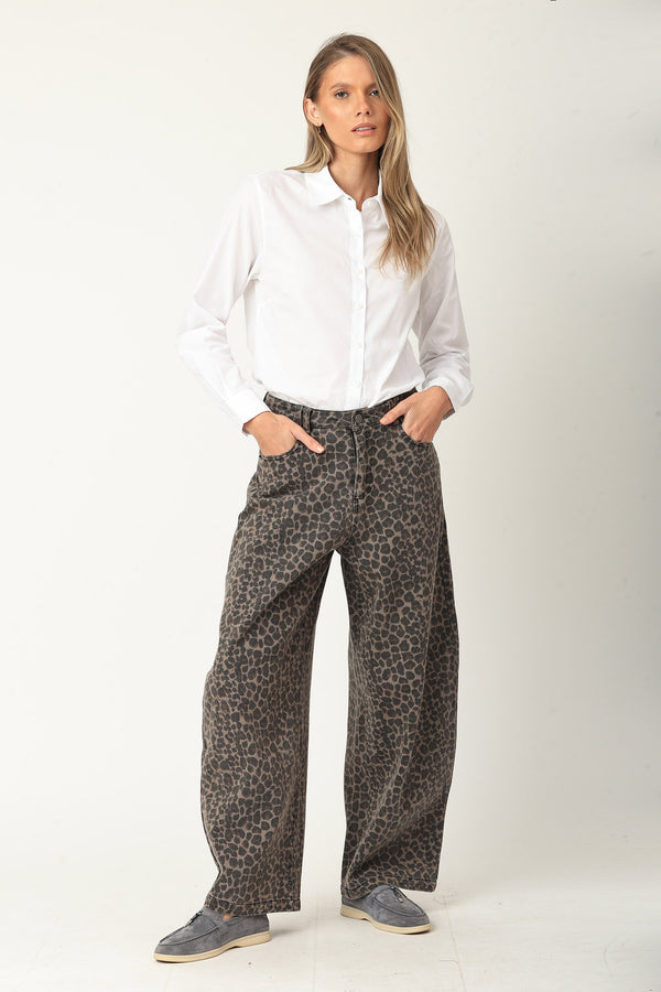 CALÇA BARREL ONÇA