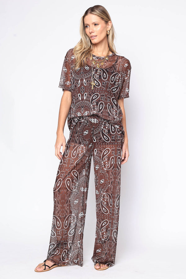 CALÇA PANTALONA TULE BANDANA