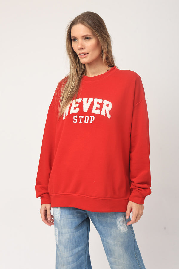 MOLETOM NEVER STOP