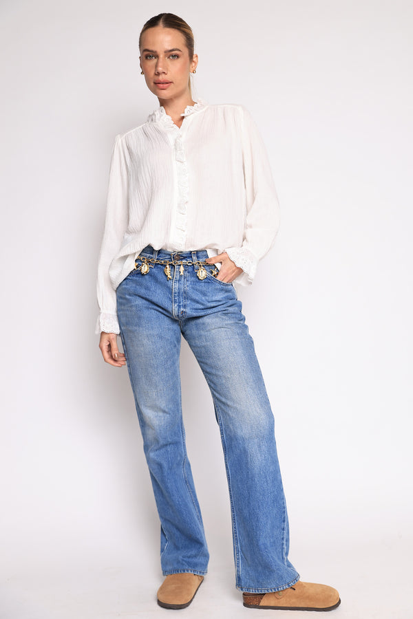 CAMISA BORDADO INGLES