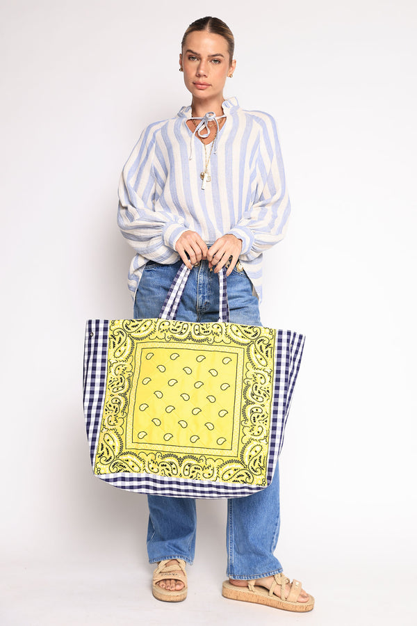 BOLSA BANDANA COM VICHY