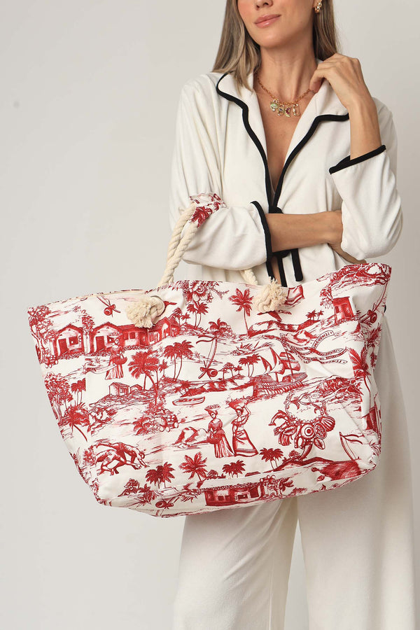 BOLSA TOILE DE JOUY