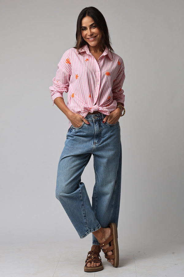 CAMISA FLORES