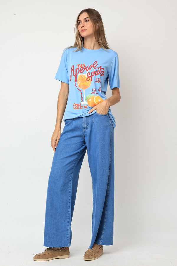 CAMISETA APEROL SPRITZ TAM:UNICO COR: AZUL