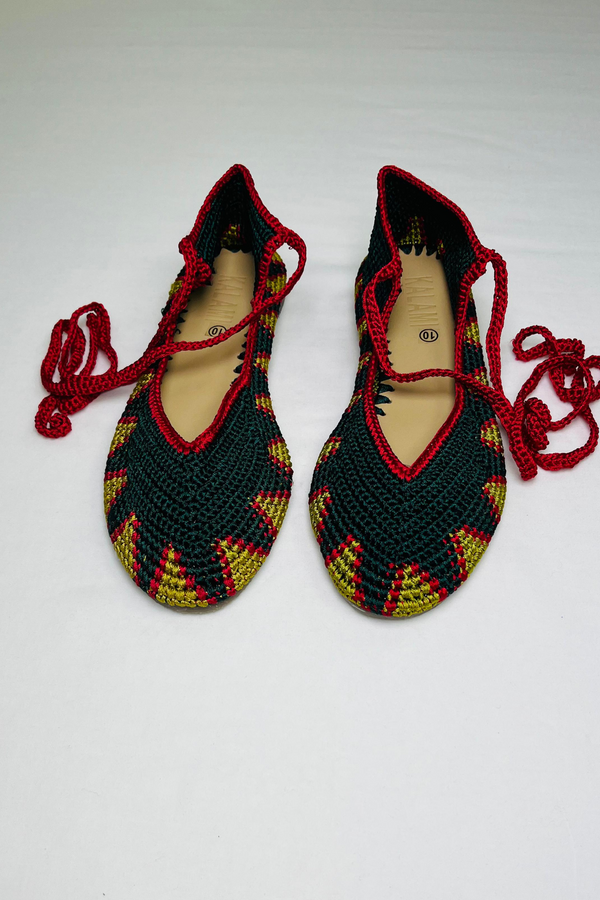 SAPATILHA BAILARINA CROCHET