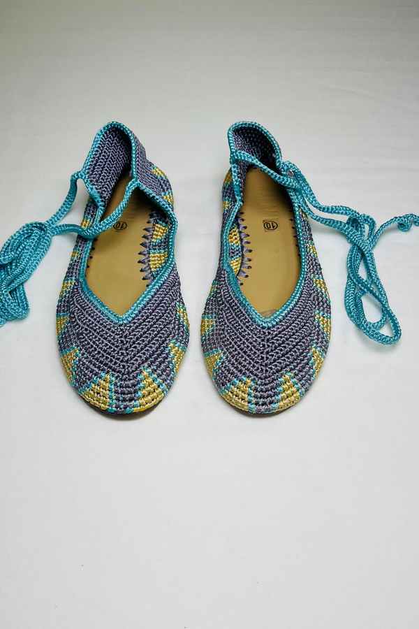 SAPATILHA BAILARINA CROCHET