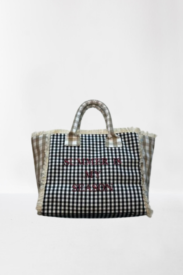 BOLSA VICHY SUMMER IS MY SEASON