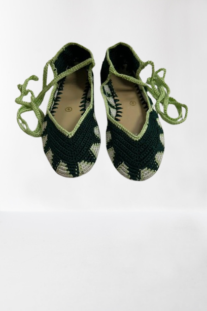 SAPATILHA BAILARINA CROCHET