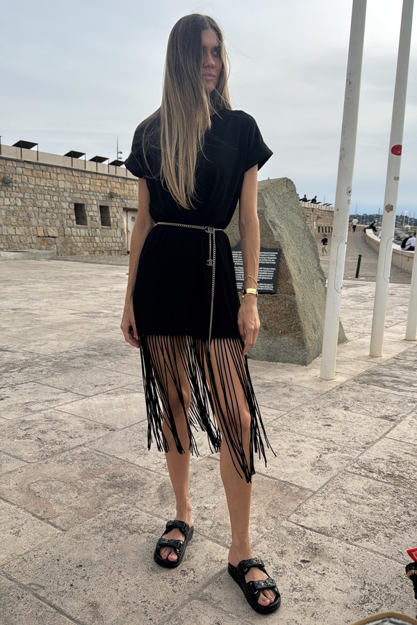VESTIDO FRANJA
