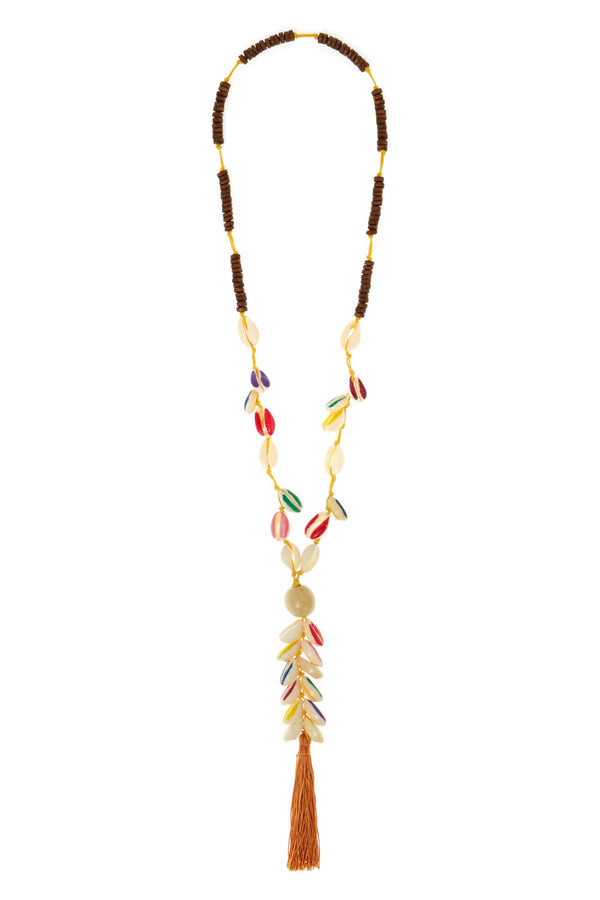 COLAR LONGO BUZIOS TASSEL