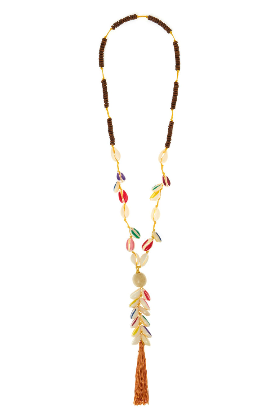 COLAR LONGO BUZIOS TASSEL