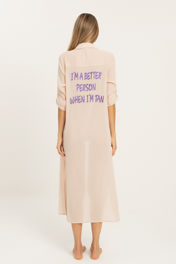 CHEMISE I M BETTER PERSON WHEN I´M TAN