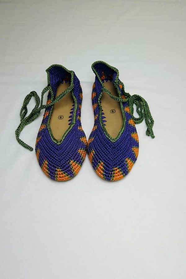 SAPATILHA BAILARINA CROCHET