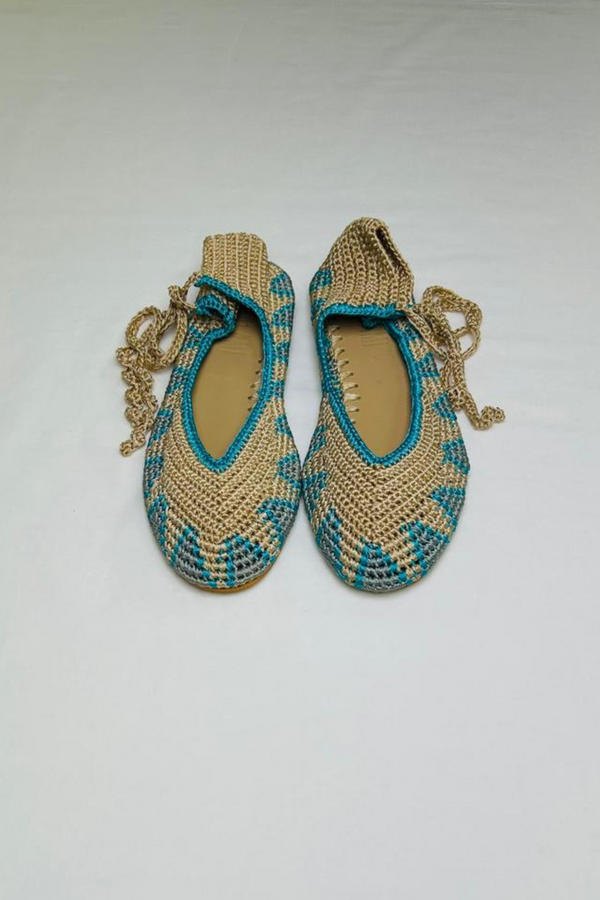 SAPATILHA BAILARINA CROCHET