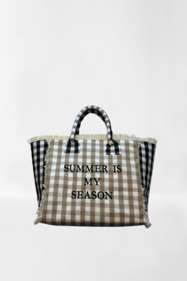 BOLSA VICHY SUMMER IS MY SEASON