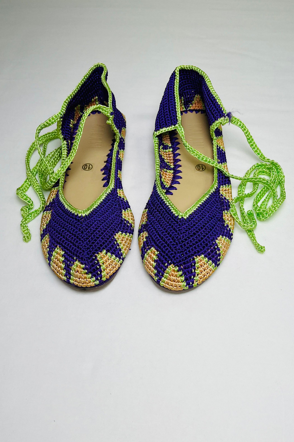 SAPATILHA BAILARINA CROCHET