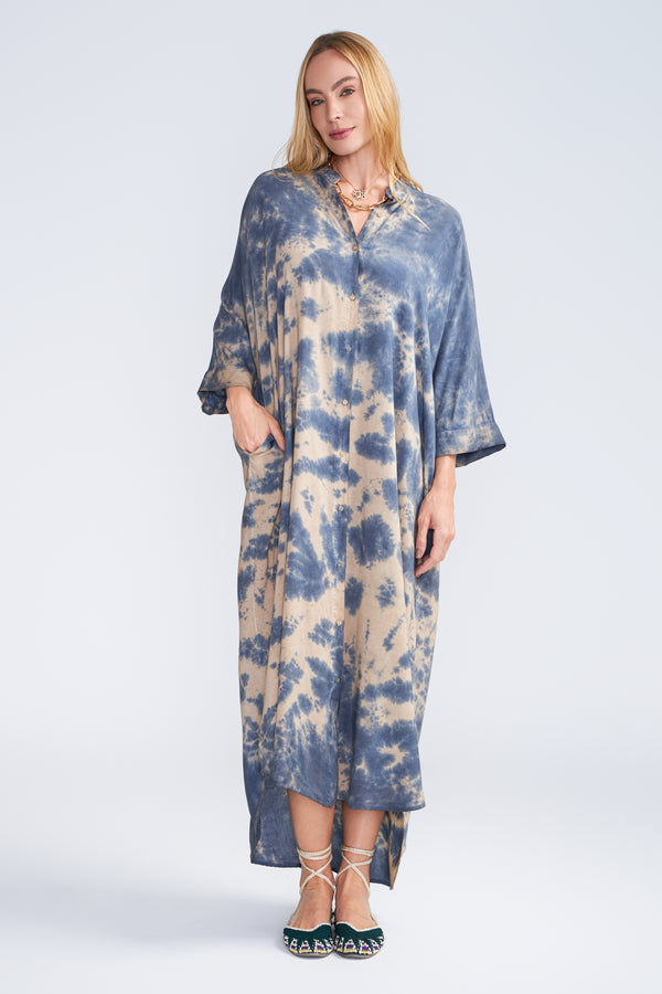 CHEMISE TIE DYE MANGA LONGA